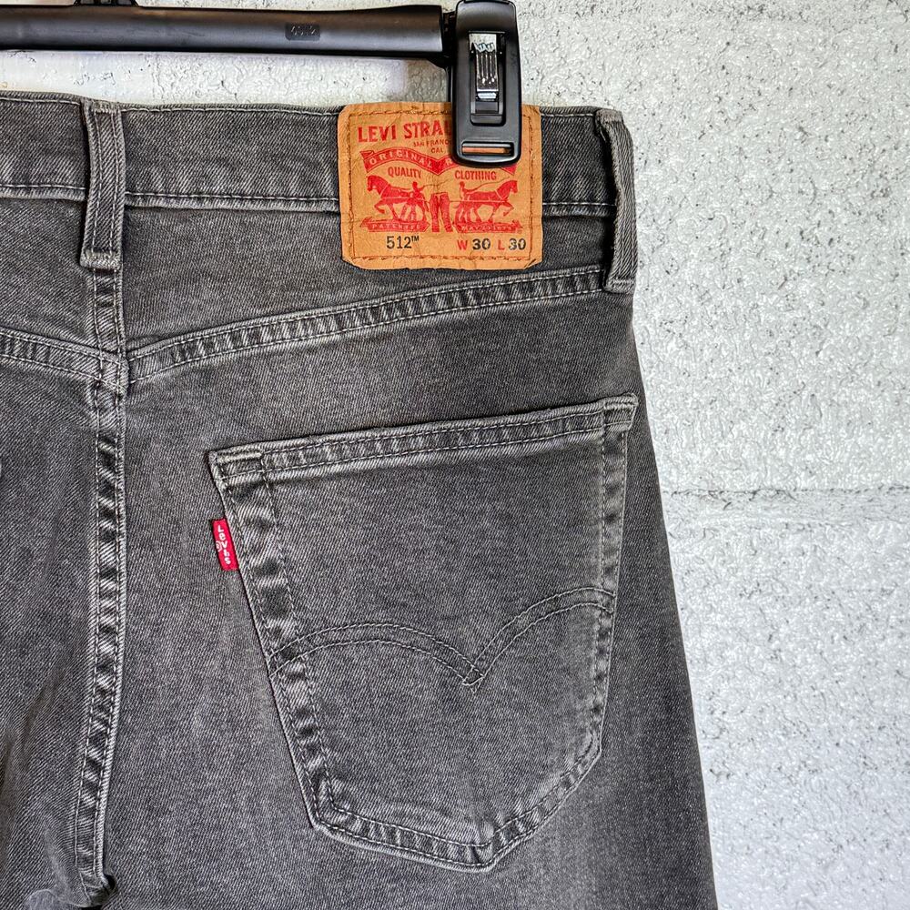 Levi's Men's 512™ Slim Taper Destressed Eco Performance Jeans 30x30 $70 - Picture 6 of 8